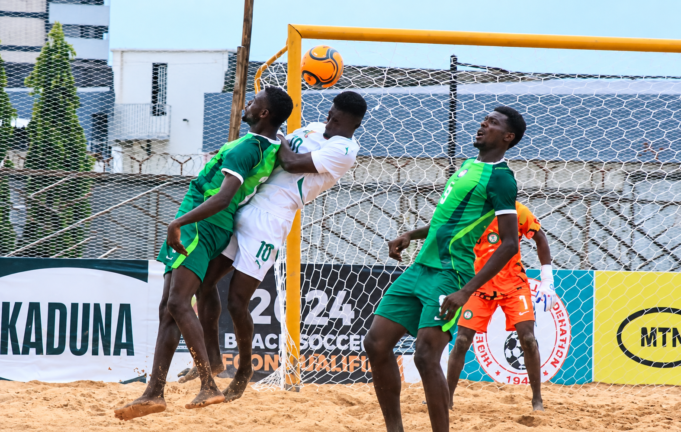 Beach-Soccer Eagles vs Ghana,JPG