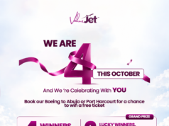 ValueJet Fourth Anniversary: Free tickets daily and two all-expenses-paid trips to Accra and Banjul