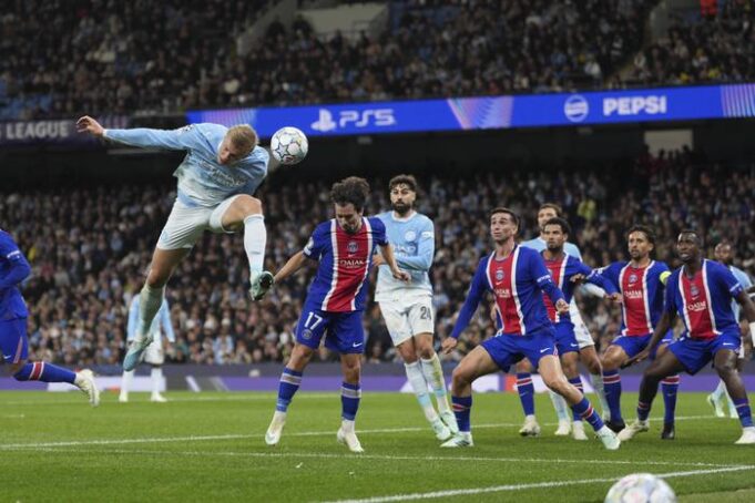 Manchester City v Paris Saint-Germain, UEFA Champions League